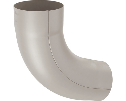 Graues Kunststoff Regenrohrbogenstück