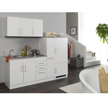 Küchenblock Held Möbel Toronto Weiß 210 cm inkl. Einbaugeräte jetzt kaufen  bei