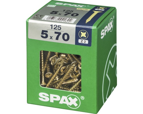 Packung Spax Schrauben 5 x 70 Millimeter