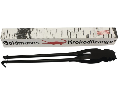 Krokodilzange Krokodilzange schwarz matt Goldmanns Krokodilzange mit Produktverpackung