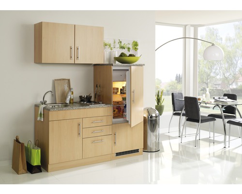 Singleküche Held Möbel Toronto 160 cm buche-0