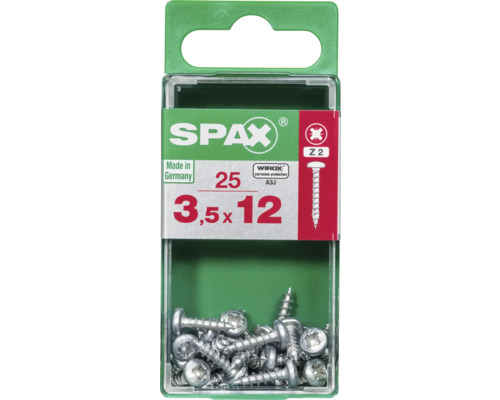 SPAX Universalschrauben 3,5 x 12 Millimeter im Paket