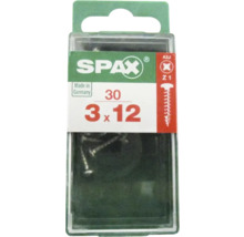 Spax Schrauben 3x12 Millimeter in einer Verpackung