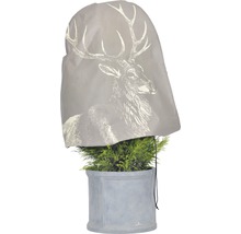 Winterschutzvlies Hirsch Videx Ø 110 x H 110 cm cappuccino-thumb-0 Winterschutzvlies Hirsch Videx Ø 110 x H 110 cm cappuccino-thumb-0