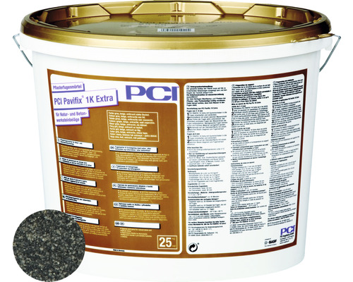 PCI Pavifix® 1K Extra Pflasterfugenmörtel für Natur- und Betonsteinbeläge anthrazit 25 kg Eimer PCI Pavifix 1K Extra Pflasterfugenmörtel für Natur- und Betonwerksteinbeläge