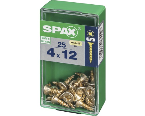 Spax Universalschrauben 4 x 12 Millimeter im Behälter