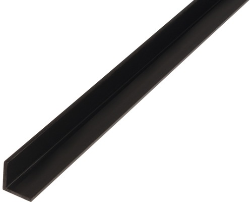 Winkelprofil PVC schwarz 10x10x1 mm, 1 m Winkelprofil aus Metall