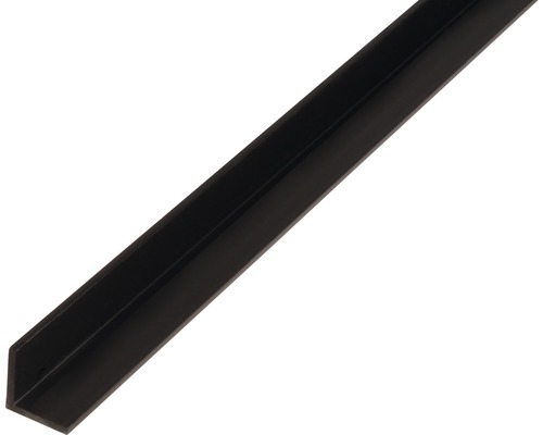 Winkelprofil PVC schwarz 25x25x1,8 mm, 1 m Winkelprofil aus Metall