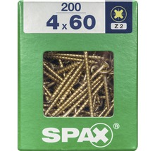 Packung mit 200 Spax Schrauben, 4 x 60 Millimeter