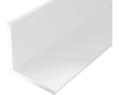 Winkelprofil PVC weiß 10x10x1 mm, 1 m Kunststoff-Winkelprofil