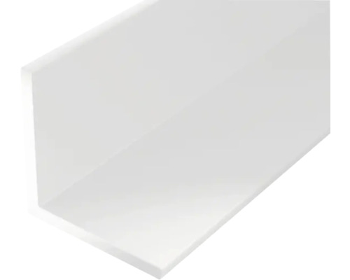 Winkelprofil PVC weiß 15x15x1,2 mm, 1 m Winkelprofil aus Kunststoff