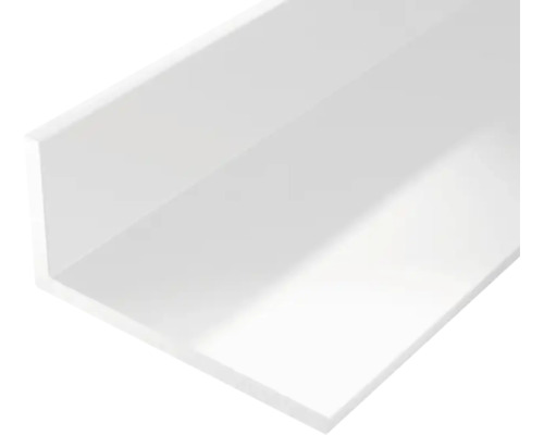 Winkelprofil PVC weiß 40x10x2 mm, 1 m Kunststoff Winkelleiste