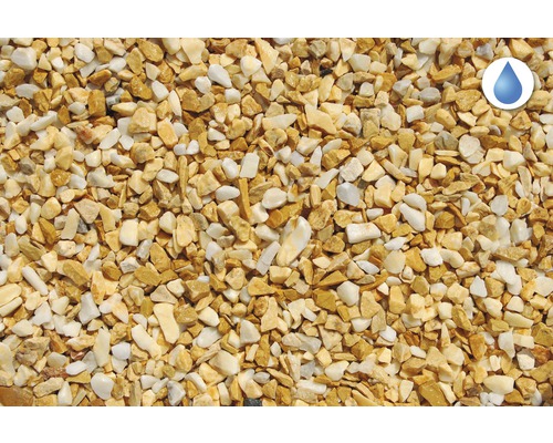 Nahaufnahme von Zierkies für den Garten
