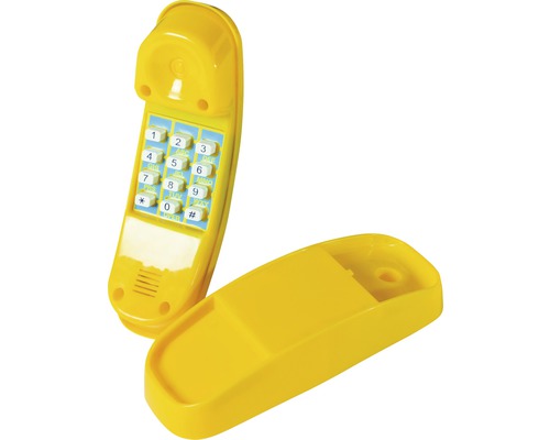 Telefon AKUBI Kunststoff gelb