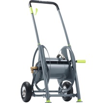 Gartenschlauchwagen mit Rädern und Handkurbel