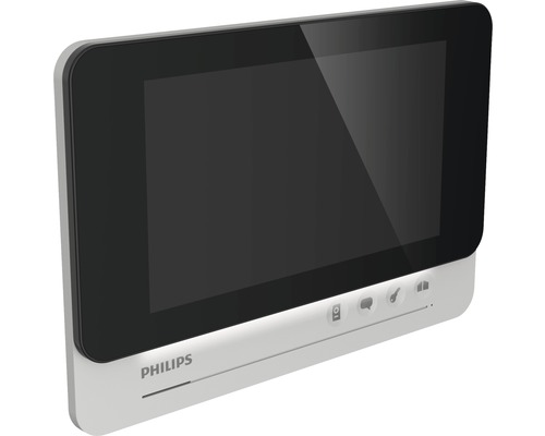Videosprechanlage Philips WelcomeEye Add Comfort Inneneinheit silber/schwarz Videosprechanlage Philips WelcomeEye Add Comfort Inneneinheit silber/schwarz