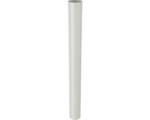 Zambelli Fallrohr Stahl rund Grauweiss RAL 9002 NW 100 mm 2000 mm Einfarbiger Pflanzkübel aus Kunststoff