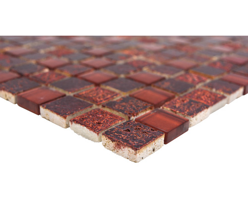 Mosaikfliesen aus Glas in quadratischer Form