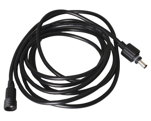 Verlängerungskabel GroJa Glow Flex Lichtleiste 200 cm schwarz Verlängerungskabel mit DC-Stecker und -Buchse