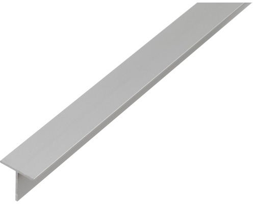 T-Profil Aluminium silber eloxiert 20 x 20 x 1,5 mm 1,5 mm , 1 m T-Profil aus Aluminium