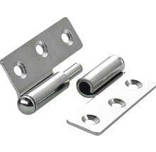 Möbelband links, vernickelt 50x40 mm, 2 Stück für innenliegende Türen und Fenster-thumb-0 Möbelband links, vernickelt 50x40 mm, 2 Stück für innenliegende Türen und Fenster-thumb-0