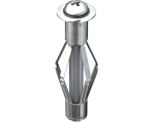 Metallspreizdübel mit Schraube und Unterlegscheibe