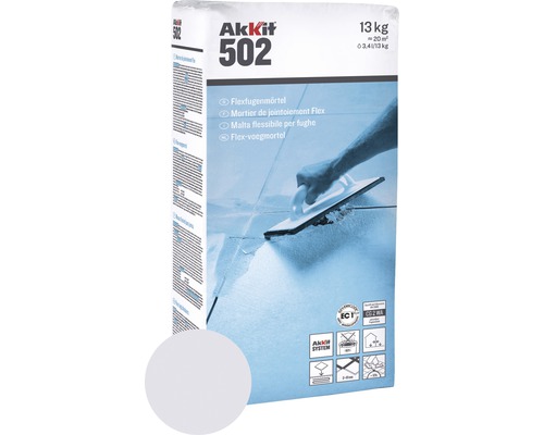 Akkit 502 Flexfugenmörtel silbergrau 13 kg Akkit 502 Flexfugenmörtel silbergrau 13 kg