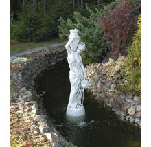 Gartendeko Kunststeinstatue Noelia 132 cm weiß-thumb-1