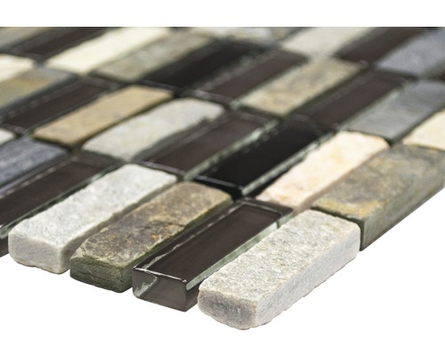 Mosaikfliesen aus Stein und Glas