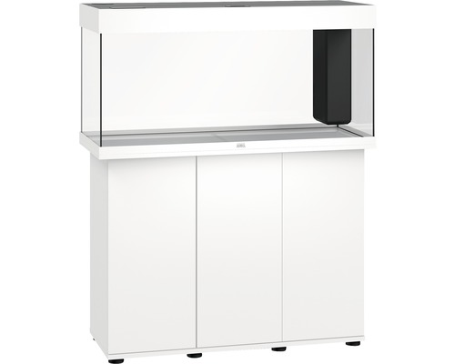 Weißes Aquarium mit Unterschrank zur Fischhaltung