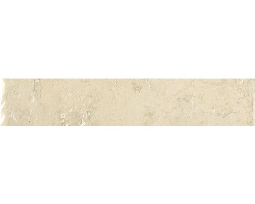 Feinsteinzeug Sockelfliese Desert Almond 8x45 cm beige Beige Wandfliese mit Steinoptik.