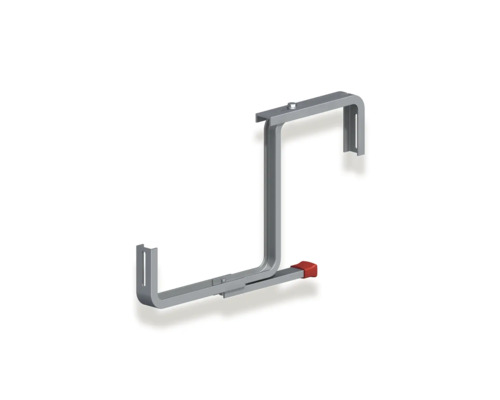 Alfer Blumenkastenhalter Typ 16 m. Superstütze verstellbar T 60-230 x H 200 x T 35-155 mm, Aluminium blank