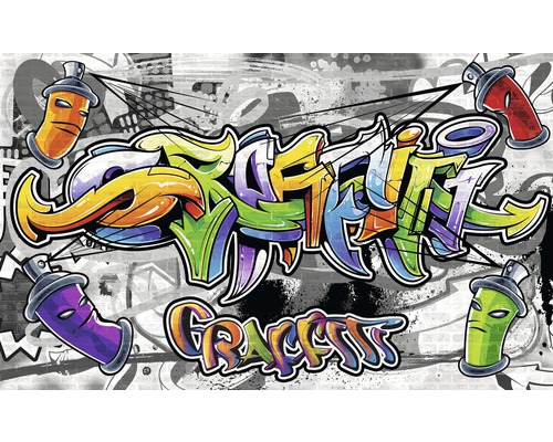 Fototapete Papier 2295 P4 Street Graffiti 2-tlg. 254 x 184 cm