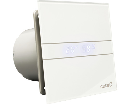 Wandventilator mit Feuchtigkeitssensor und digitaler Anzeige