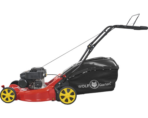 Wolf Garten Rasenmäher mit Fangkorb