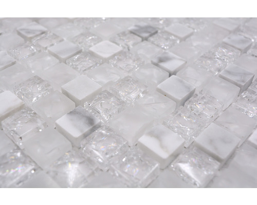 Mosaikfliese aus Glas und Marmor