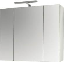 Spiegelschrank mit drei Türen und Beleuchtung