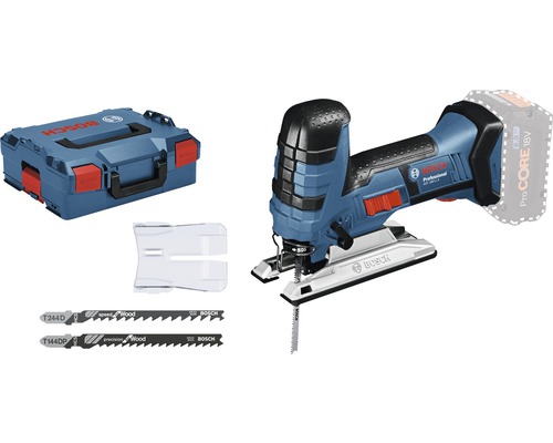 Akku-Stichsäge Bosch Professional GST 18 V-LI S inkl. L-BOXX 136 und 3x Stichsägeblatt, ohne Akku und Ladegerät