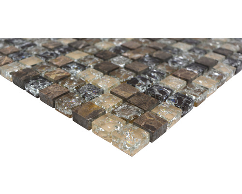 Mosaikfliesen aus Glas und Stein