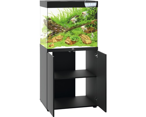 Komplettes Aquarium mit Unterschrank und Fischen