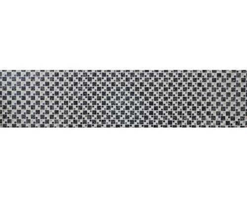 Fliesenmuster mit quadratischen Mosaiken in verschiedenen Größen