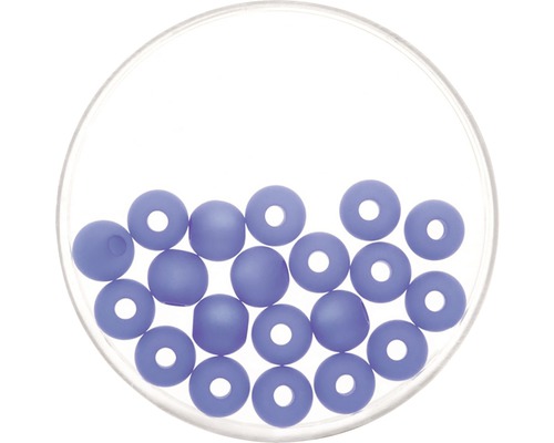 Perle Polaris königsblau matt 8 mm 15 Stück