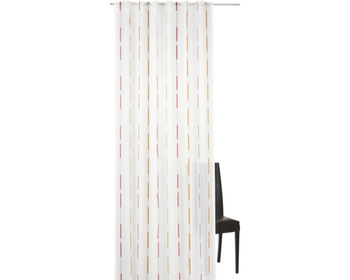 Vorhang mit Band Calypso rot 140x255 cm Vorhang mit Band Calypso rot 140x255 cm