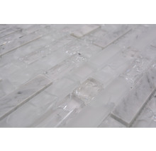 Mosaikfliese aus Glas und Marmor