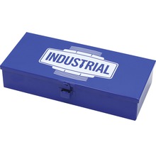 Stahlblechkasten Industrial Gr.1 118 x 55 x 272 mm blau-thumb-0