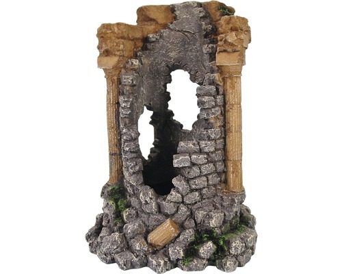 Aquariumdekoration Säulen mit Mauerwerk 22 cm Aquariumdekoration Säulen mit Mauerwerk 22 cm