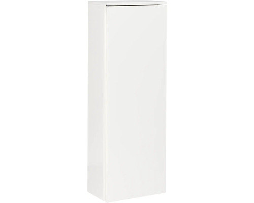 Midischrank Fackelmann mit 8 Fächer rechts 115x40,5x26 cm weiß Weißer Hängeschrank für das Badezimmer