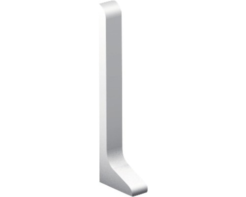 Prinz Endstück links für Alu-Sockelleiste silber 11x40 mm (1 St.) Eckprofil aus Kunststoff