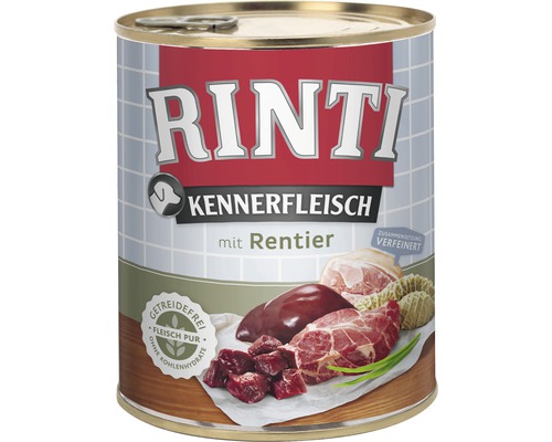 Hundefutter nass RINTI Rentier 800 g