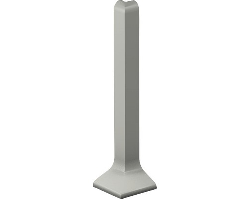 Prinz Außenecke für Alu-Sockelleiste titan 11x60 mm (1 St.) Eckschutzprofil aus Kunststoff